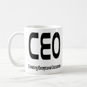 CEO-Schaffungs-außergewöhnliche Ergebnisse Kaffeetasse