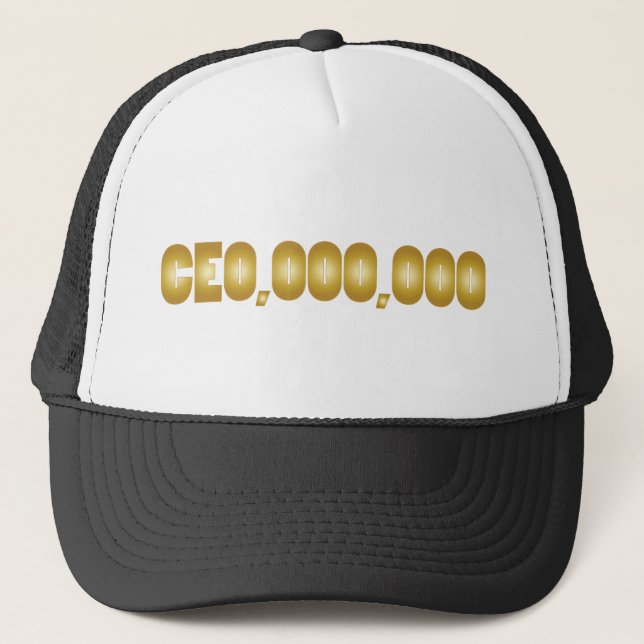 CEO-Spaßkleidung Truckerkappe (Vorderseite)