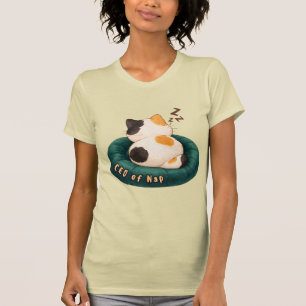 "CEO von Nap" Katze schläft auf dem Sofa T-Shirt