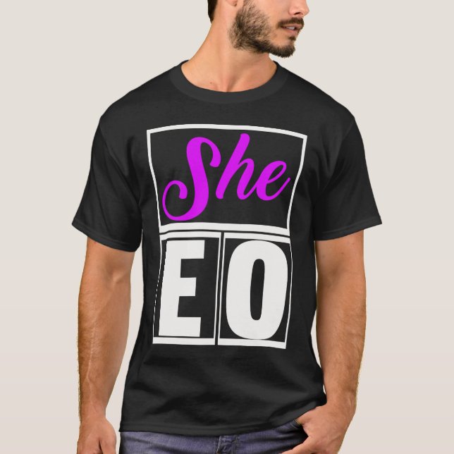 CEO von Small Business Women T-Shirt (Vorderseite)