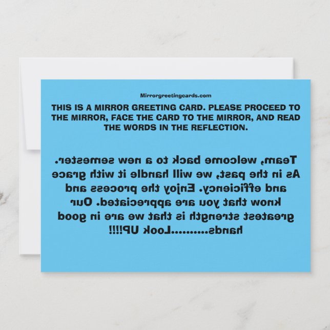 CEOFC1046A - Team Dankeskarte (Rückseite)