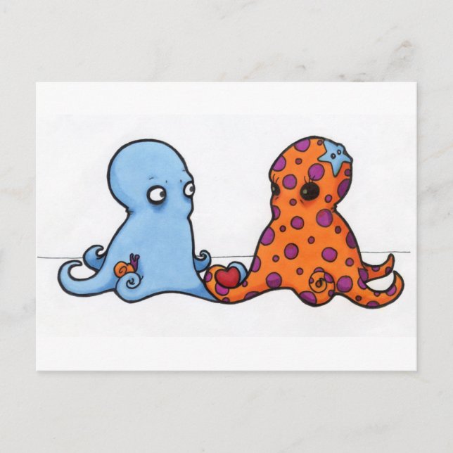 Cephalopod <3 postkarte (Vorderseite)