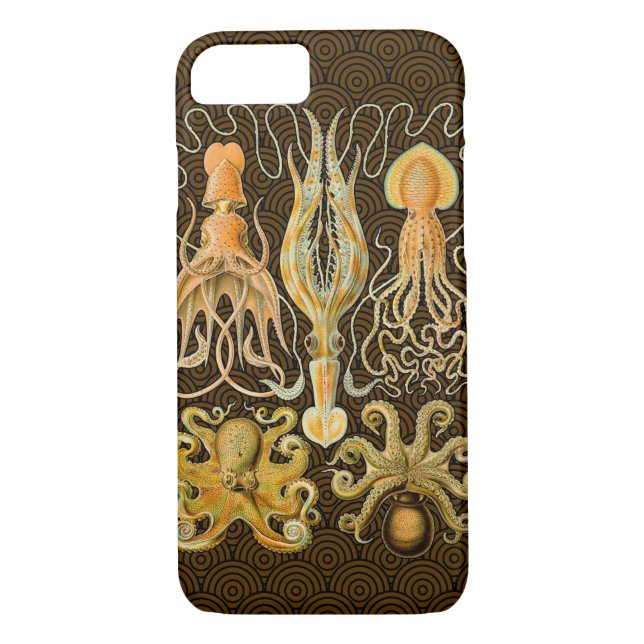 Cephalopod Octopus Tintenfisch Meeresnatur Case-Mate iPhone Hülle (Rückseite)