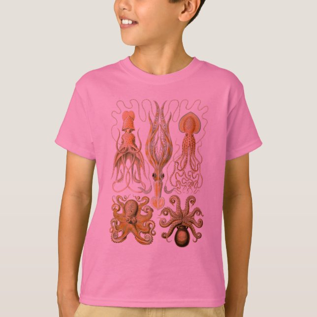 Cephalopod Octopus Tintenfisch Meeresnatur T-Shirt (Vorderseite)