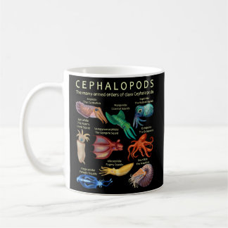 Cephalopod Octopus Tintenfisch Tintenfische und Na Kaffeetasse