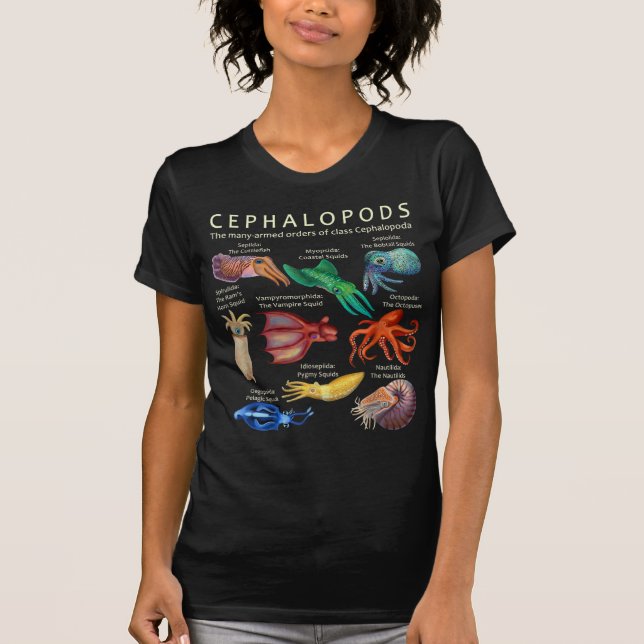 Cephalopod Octopus Tintenfisch Tintenfische und Na T-Shirt (Vorderseite)