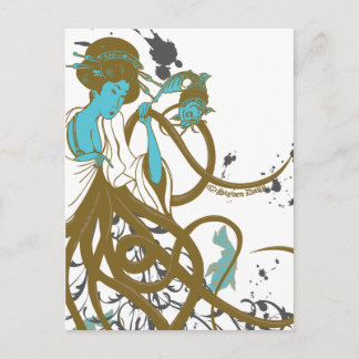 Cephalopod Sushi Postkarte