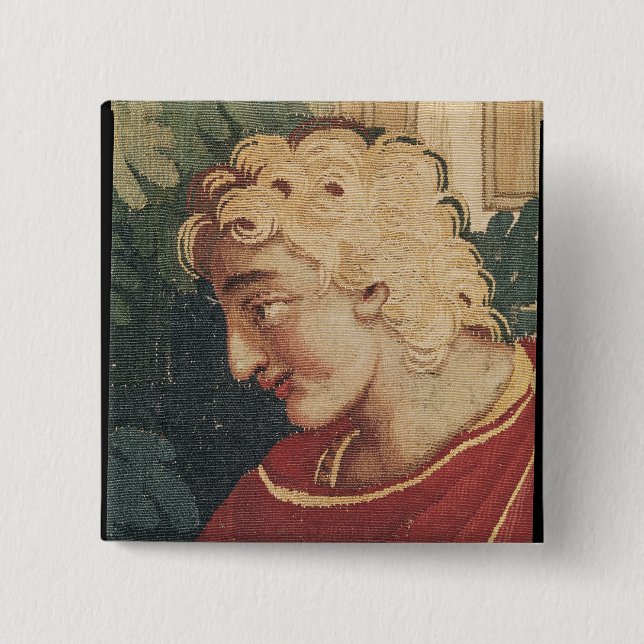 Cephalus und Procris, Sonderkommando des Kopfes Button (Vorderseite)