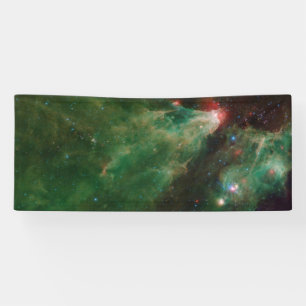 Cepheus B und C Grüner Nebel Banner