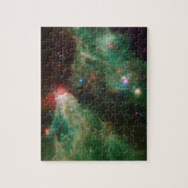 Cepheus B und C Grüner Nebel Puzzle