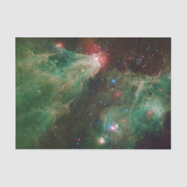 Cepheus B und C Grüner Nebel Seidenpapier (Vorderseite)