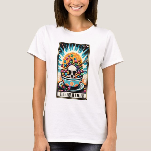 Ceral Killer Pun Tarot T-Shirt (Vorderseite)