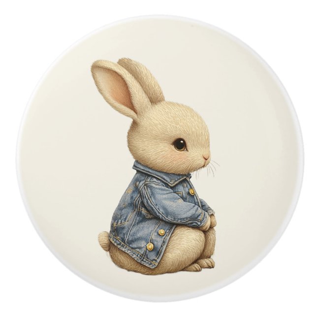 Ceramic Drawer Pull - Fleeting Daydream (B) Keramikknauf (Vorderseite)