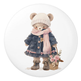 Ceramic Drawer Pull - Sally Keramikknauf