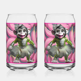 Ceramic Monkey Soda Glass Dosenglas