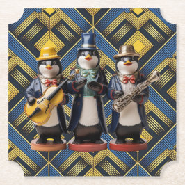 Ceramic Penguin Band Coaster Untersetzer