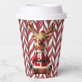 Ceramic Reindeer Paper Cup Pappbecher