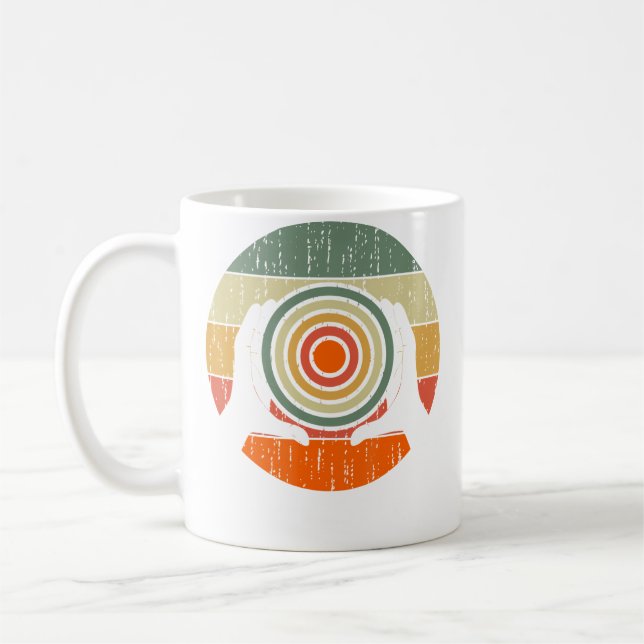 Ceramic Retro Kiln Pottery Kaffeetasse (Links)