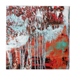 Ceramic Tile – Corrosion Pulse Fliese