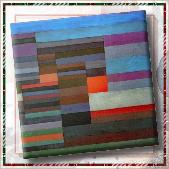 CERAMIC TILE - "Fire in the Evening" - Paul Klee Fliese (Von Creator hochgeladen)