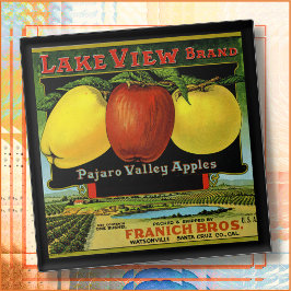 CERAMIC TILE - "Lake View" - Crate label Fliese