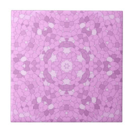 Ceramic Tile pink mosaic Fliese