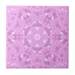 Ceramic Tile pink mosaic Fliese