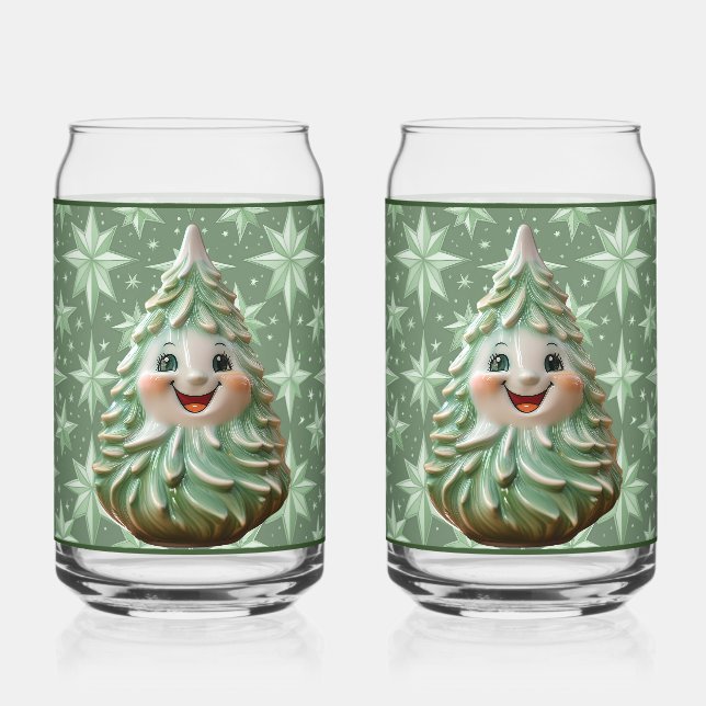 Ceramic Tree Soda Glass Dosenglas (Vorderseite)
