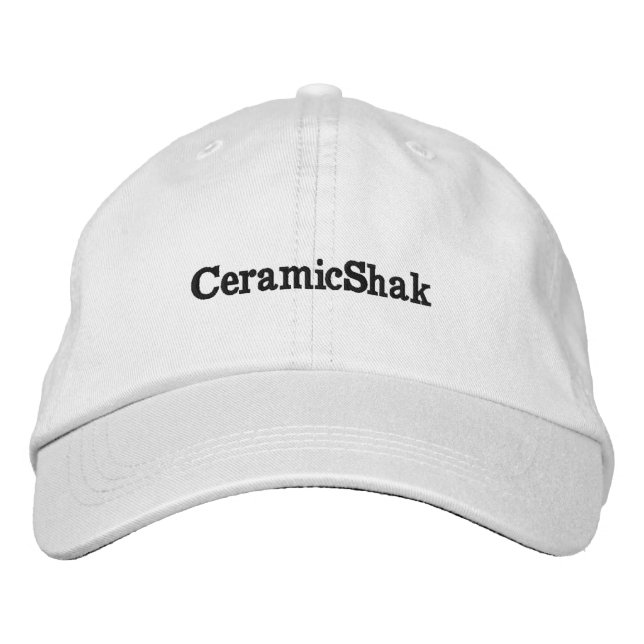 CeramicShak Hat Bestickte Baseballkappe (Vorderseite)