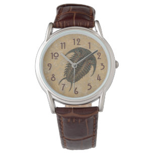 Ceraurus Fossilien Trilobit Armbanduhr