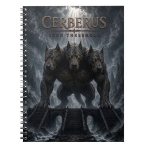 Cerberus Eiserne Schwelle Dark Cinema Notizblock