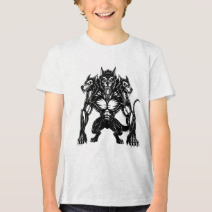 Cerberus-Hunde Tri-Blend Shirt
