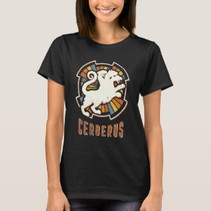 Cerberus Vintage Klassische Retro Liebe T-Shirt