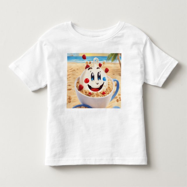 Cereal Beach Day & Starry Night Delight Kleinkind T-shirt (Vorderseite)