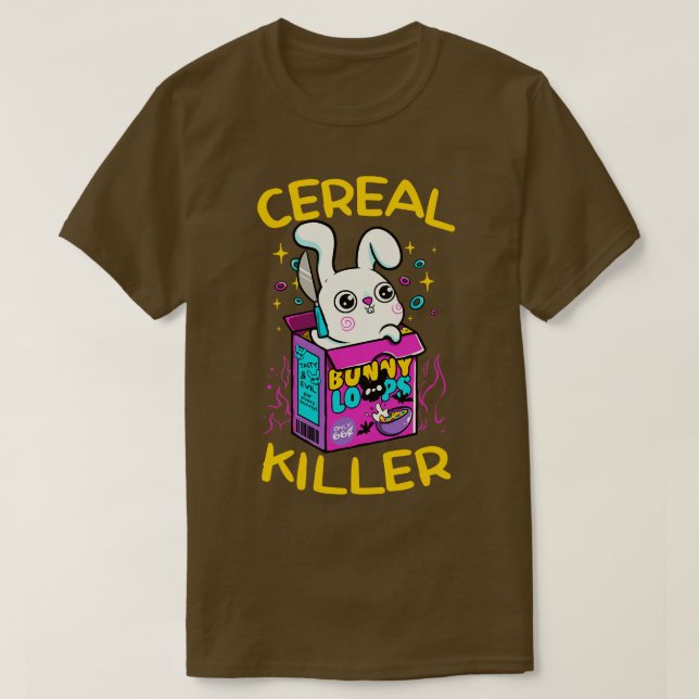 Cereal Killer Bunny von Tobe Fonseca T-Shirt (Design vorne)