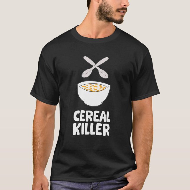 Cereal Killer Frühstück Cornflakes Cereal T-Shirt (Vorderseite)