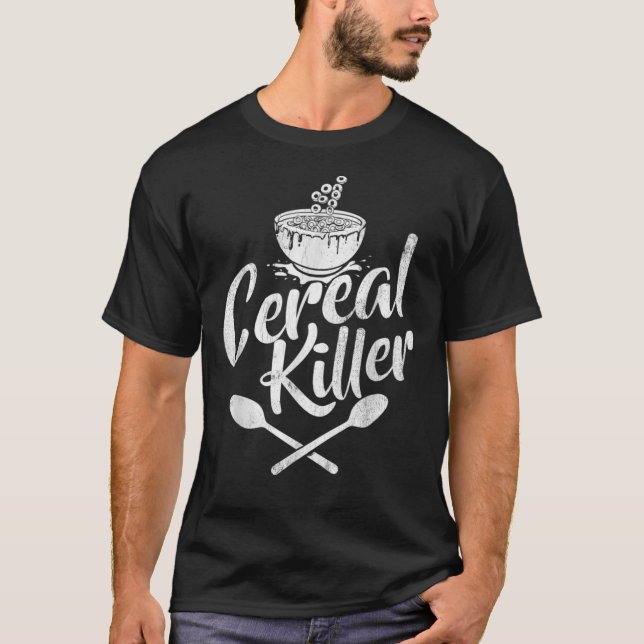 Cereal Killer - Funny Cereal Breakfast Lover Esse T-Shirt (Vorderseite)