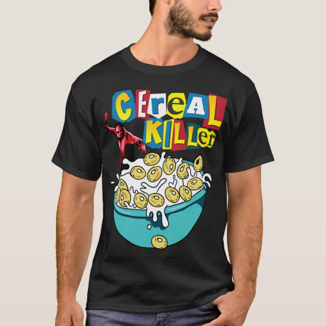 Cereal Killer Funny Shirt Breakfast CEREAL KILLER (Vorderseite)