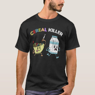 Cereal Killer Halloween Funny Pub Spaß Männer Frau T-Shirt