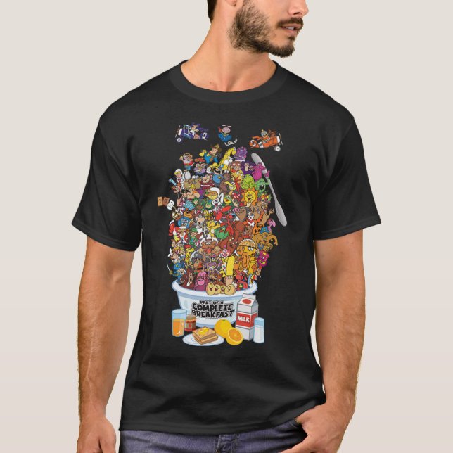 Cereal Mascots - Teil eines kompletten Frühstücks! T-Shirt (Vorderseite)