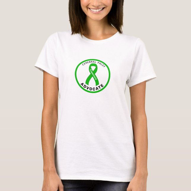 Cerebral Palsy Advocate White Women's T - Shirt (Vorderseite)
