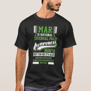 Cerebral Palsy Awareness Montag März American Brai T-Shirt