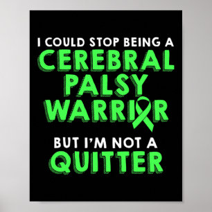 Cerebral Palsy Cp Mama Hero Warrior Survi Poster