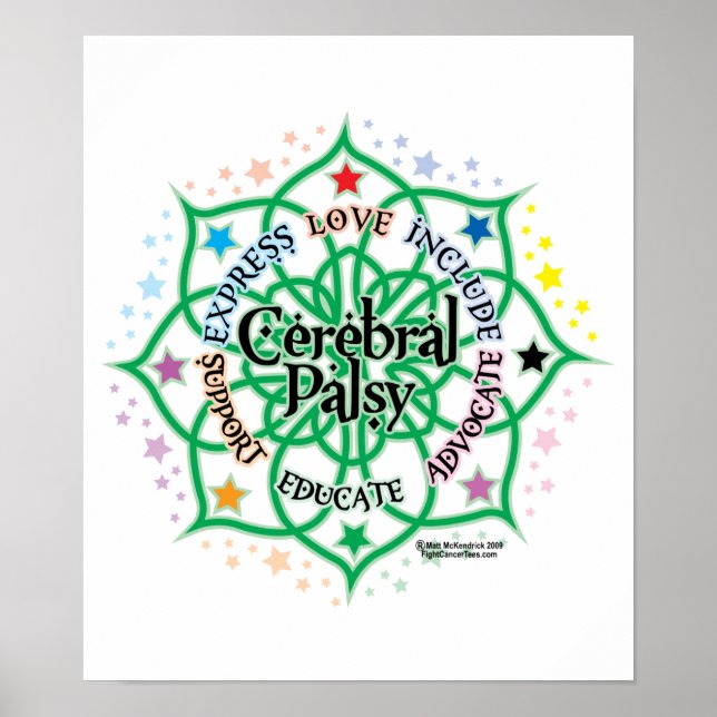 Cerebral Palsy Lotus Poster (Vorne)