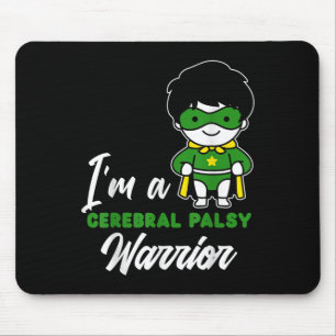Cerebral Palsy Warrior Cp Hero Cerebral Palsy Awar Mousepad