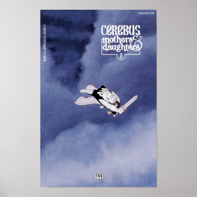 Cerebus, Ausgabe #155, Coverprint Poster (Vorne)