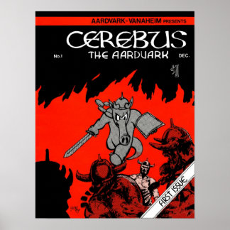 Cerebus-Ausgabe #1 Poster
