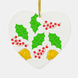 Ceremonia de Cerezo de Navidad Adorno Ceramic Orna Keramik Ornament