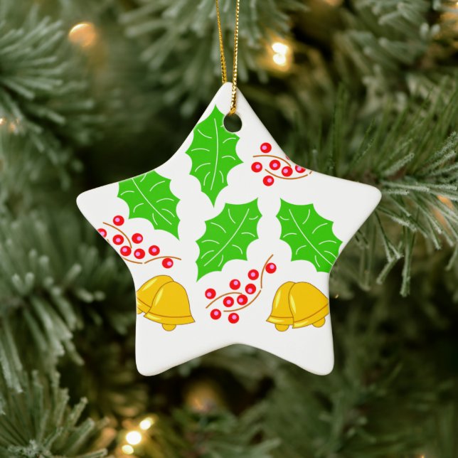 Ceremonia de Cerezo de Navidad Adorno Ceramic Orna Keramik Ornament (Baum)