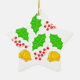 Ceremonia de Cerezo de Navidad Adorno Ceramic Orna Keramik Ornament